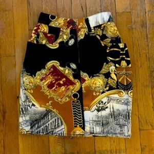 Moschino printed skirt
